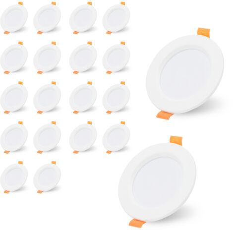 Lot De 5 Spots Led Encastrables Ultra-Plats Orientables, Spots Salon Cuisine Chambre