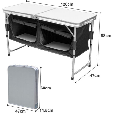Cuisine de camping - Réchaud de camping - Table de camping - Armoire de