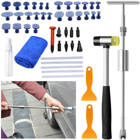 Kit De 6 Outils De Réparation Carrosserie - Pour Débosselage Sans Peinture (Paintless Dent Repair) - Marque Maxstore-fr