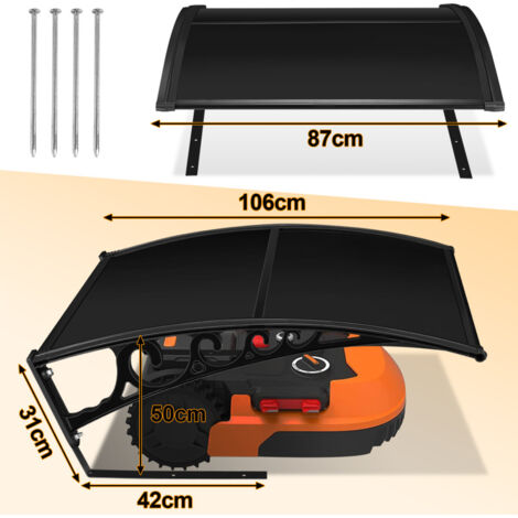 Garage Abri Pour Tondeuse Robot LawnMaster VBRM18 - Protection Contre Pluie Et Soleil, Sans Perte Signal