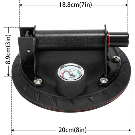 Ventouse Carrelage, SKJJL Ventouse Robuste avec Poignée en Métal