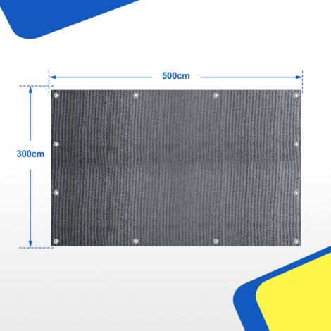 Tapis De Tente 3x6 M Anthracite | Sol Camping Imperméable Et Respirant | Pour Tente, Véranda, Terrasse - 8