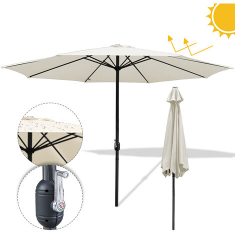 Lot De 4 Parasols Pour Plantes D'Extérieur – 66 cm – Hauteur Et Angle Réglables
