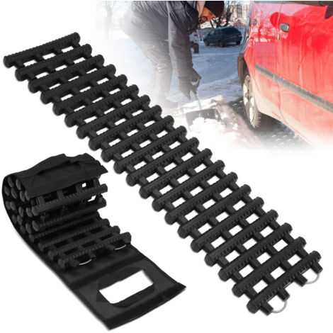 Lot De 2 Tapis D'aide Au Démarrage 80 Cm - Pour Sable, Neige, Boue - Charge 3,5 Tonnes