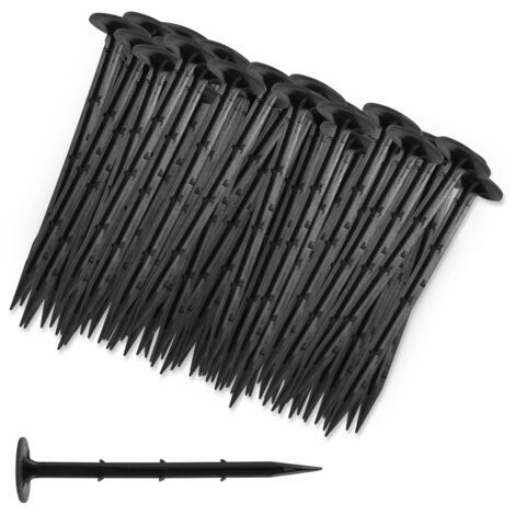 ZERONE Piquet Tente Acier Robuste 40cm. Pour Camping, Bâche, Plage