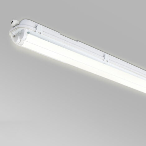 Lampe LED Tubulaire Pour Salle De Bain, Atelier Ou Cave - Réglable 30-150 Cm - IP20