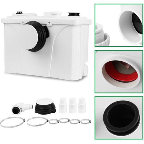 SWANEW Station de relevage 700W Eaux usées WC Eaux chargées Pompage Broyeur sanitaire