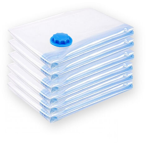 SWANEW Lot de 5 sac de rangement.60x80cm sac d'aspirateur sac à vêtements sous vide