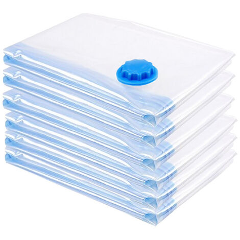 SWANEW Lot de 5 sac de rangement.100x120cm sac d'aspirateur sac à vêtements sous vide