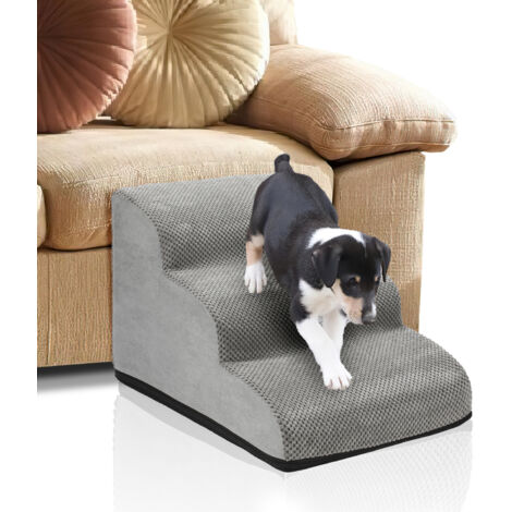 Rampe Escamier Pour Chien Et Chat - Marches Antidérapantes - 60x33x30 Cm
