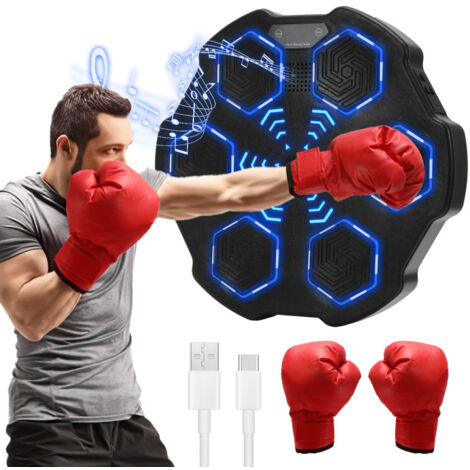 SWANEW Machine de boxe Montage mural Plusieurs rythmes Musique Boxing ...