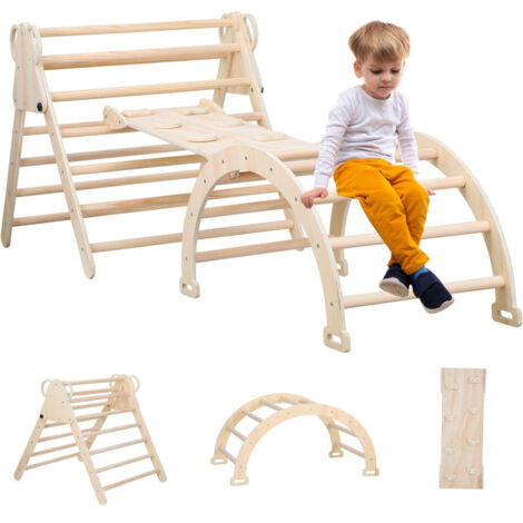 FANTASK Jouet d'escalade 3 en 1 pour l'intérieur, équerre en FANTASK Jouet d'escalade 3 en 1 pour l'intérieur, équerre en