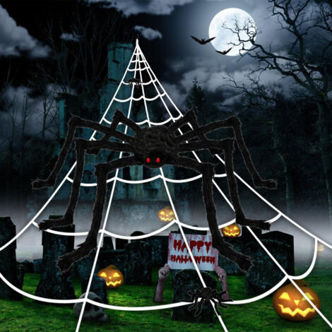 7 Panneaux De Jardin Hocus Pocus + Toiles D'araignées Pour Halloween – Déco Extérieure