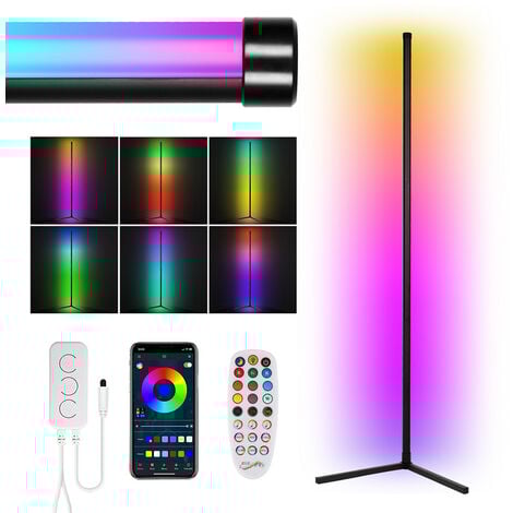 7W LED Lumière enterrée coin lampe coin lampe RGB Lumière enterrée couleur changeante Lumière enterrée