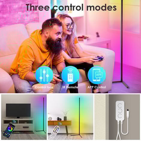 7W LED Lumière enterrée coin lampe coin lampe RGB Lumière enterrée couleur changeante Lumière enterrée
