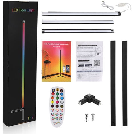 7W LED Lumière enterrée coin lampe coin lampe RGB Lumière enterrée couleur changeante Lumière enterrée