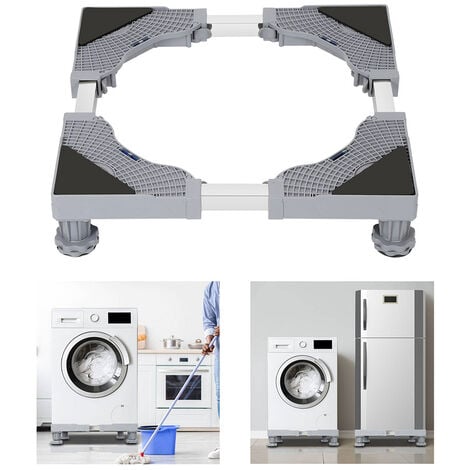 Base de support de machine à laver JEOBEST® Réglable pour Frigo Lave-linge  Sèche-linge 47-69cm, Blanc - Accessoire pour sèche-linge - Achat & prix
