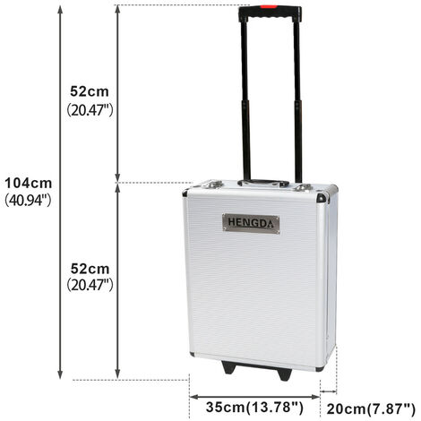 SWANEW Valise multi outils 1031 pièces Noir Boite à Outils Coffre en Acier Chromé Vanadium et Trolley