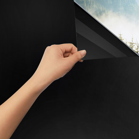 SWANEW Film De Fenêtre 60x200cm Film De Confidentialité Auto-adhésif Anti-UV Pour