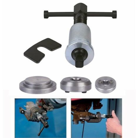 Kit De 3 Outils Repousse-piston Pour étriers De Frein – Universel – Acier Au Vanadium – Dimensions 137x95 Mm – Pour Voitures