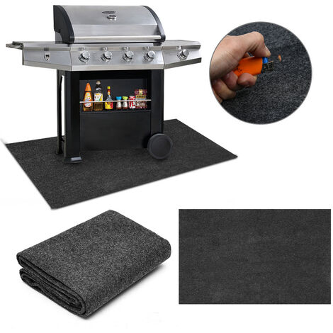 Tapis RéFractaire Rond Sous Barbecue Barbecues, Tampon de Protection de