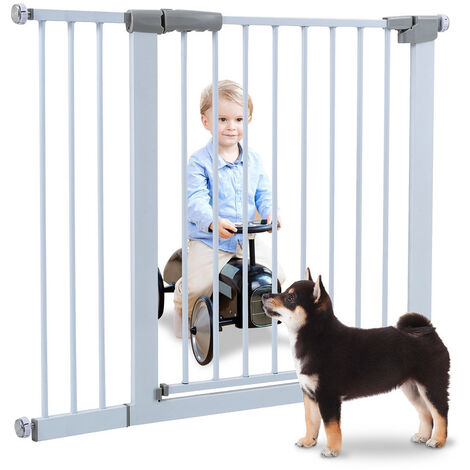 Barrière de sécurité Barrière de porte Barrière pour chiots Barrière de  sécurité pour enfants en métal Cheminée Barrière pour chiens