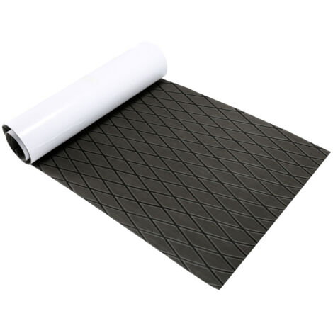 Tapis de sol en teck EVA pour bateau Fafeicy - Bandes marron et noires