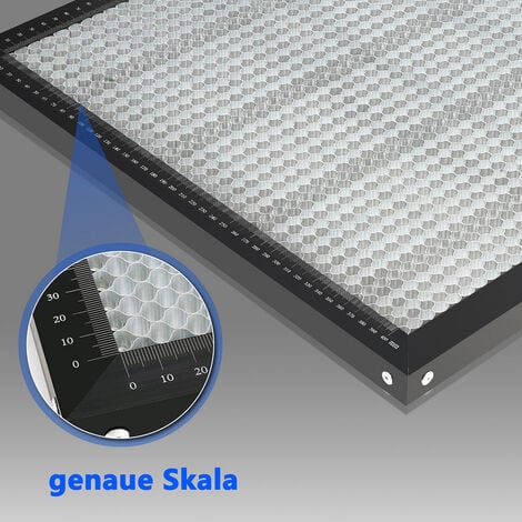 Panneau en nid d'abeille Table de travail en nid d'abeille laser 400x400mm nid d'abeille en aluminium