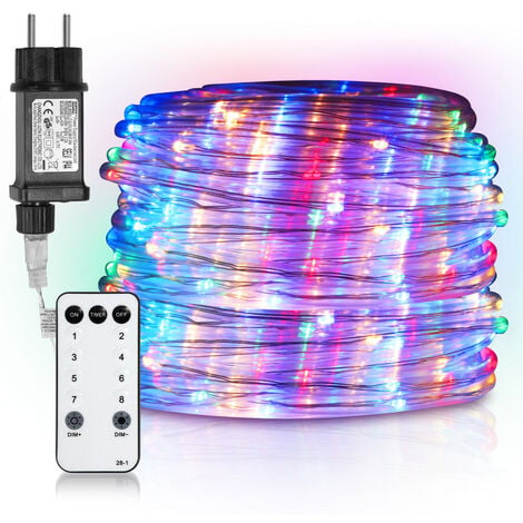 Hengda Tube lumineux LED avec télécommande Chaîne lumineuse Tube