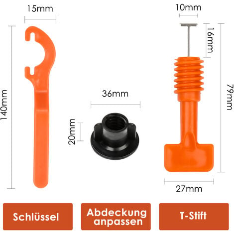 Kit système de Nivellement de Carreaux, Outils D'Installation de Carrelage