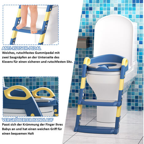 Pot Bébé Toilette Avec Bruit De Chasse Et Accoudoirs - Apprentissage Propreté Confortable
