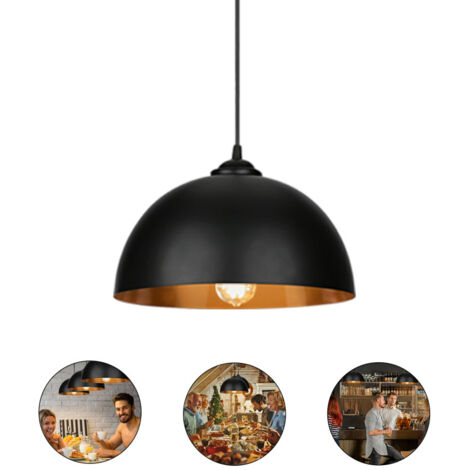 Hofstein Suspension Grinder, Lampe à Suspendre Moderne En Plastique Blanc, 55 Cm, Hauteur Max