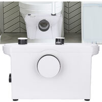 SWANEW Station de relevage Eaux usées WC 600W Broyeur sanitaire Eaux chargées Pompage