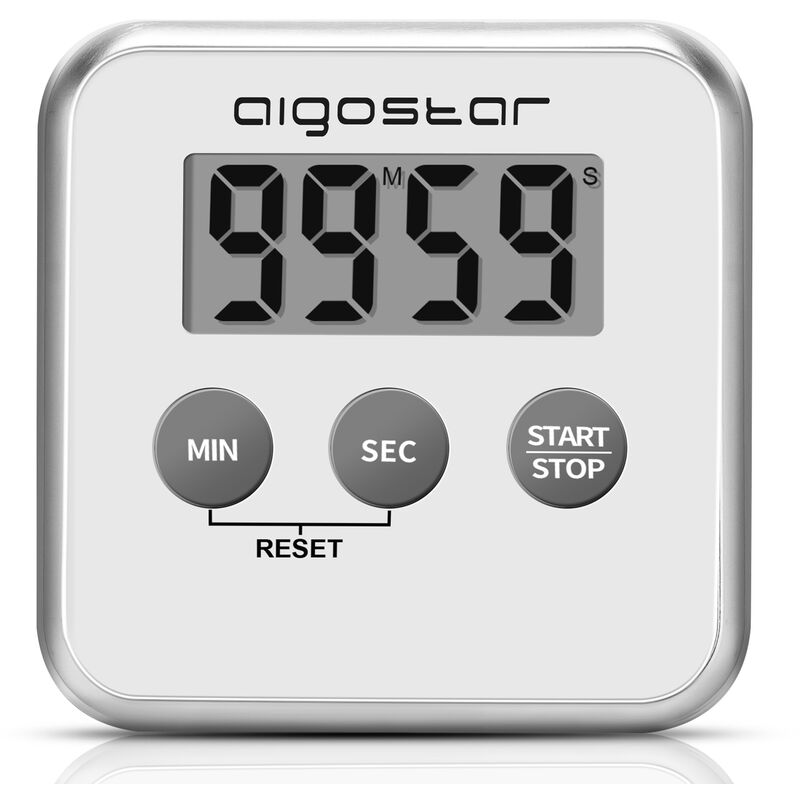 Aigostar Timer - Timer da Cucina Digitale con Ampio Display LCD, Timer  Multifunzione con Magnete, Supporto e Foro, Cronometro 3 in 1 Conto alla  Rovescia, Timer Sveglia per Cucina, Studio, Allenamento