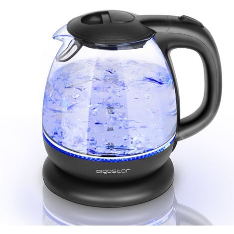 Aorlis Bollitore elettrico vetro 2000W 2L scalda bevande acqua per