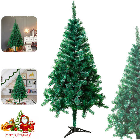 XANLITE Künstlicher Weihnachtsbaum – 150 Cm, Mit 8 M Lichterkette | Grün, In Kiefernoptik