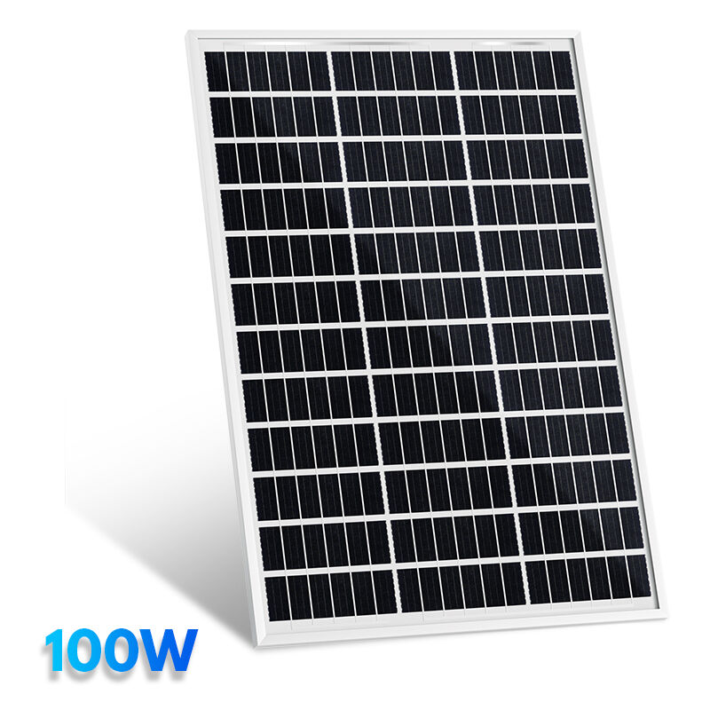 PANNELLO SOLARE FOTOVOLTAICO CELLE SILICIO MODULO 30W 30WATT 12V PINZE  BATTERIA