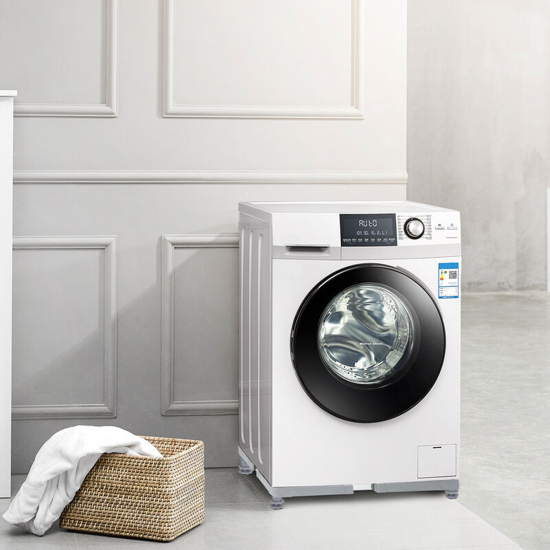 Randaco Supporto per lavatrice Base per Frigorifero, Lavatrice e  Asciugatrice Regolabile 41-66 cm a 4 piedi