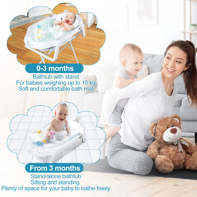 Prince Lionheart Tubimal® Con Amaca Vasca Neonato & Bambino Amaca Comfort Per  Neonati Tappo Contenitore