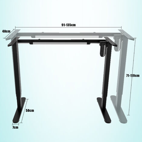 Scrivania alta e stretta Frame