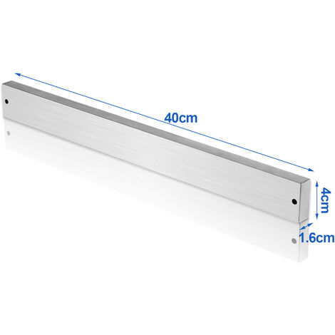 2x Portacoltelli Striscia magnetica Acciaio inossidabile 304 Striscia  magnetica per coltelli Cucine 40cm