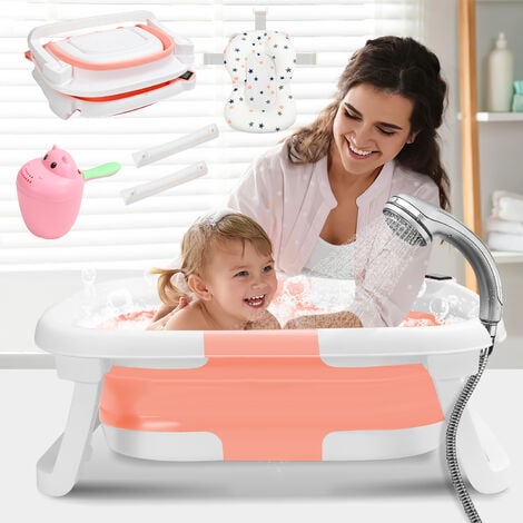 Tappetino per il bagno per bambini, tappetino pieghevole per il bagnetto  cuscino antiscivolo per il bagnetto per neonati