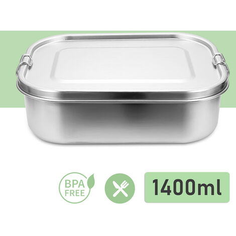 Randaco Lunch box da 800 ml in acciaio inox lunch box in acciaio inox lunch  box scuola materna senza BPA