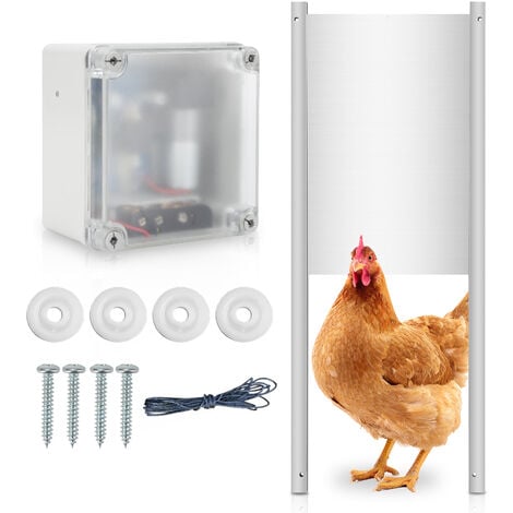 Randaco Porta automatica del pollaio con timer e sensore di luce