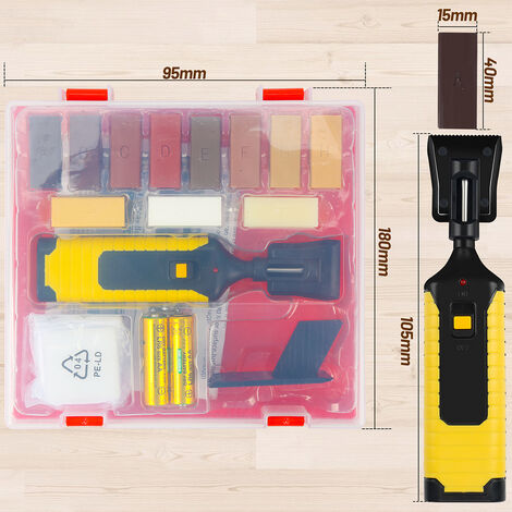 Randaco Kit Riparazione Piastrelle Set per la Riparazione di Pavimentazioni  in Piastrelle, di Pareti e Pavimenti