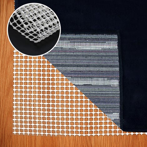 Randaco Sottostrato, tappetino antiscivolo, tappetino antiscivolo per  tappeti, facile da lavare, può essere tagliato 60 100CM