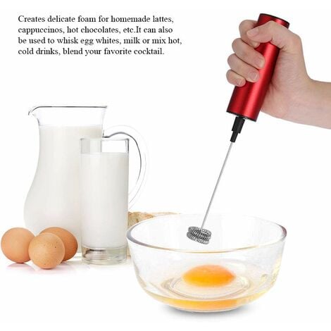 1pc Electric Multi-function Milk Frother, Handheld Coffee Frother, Milk  Foamer, Rechargeable Hand Frother, with 2 Stainless Steel Whisks