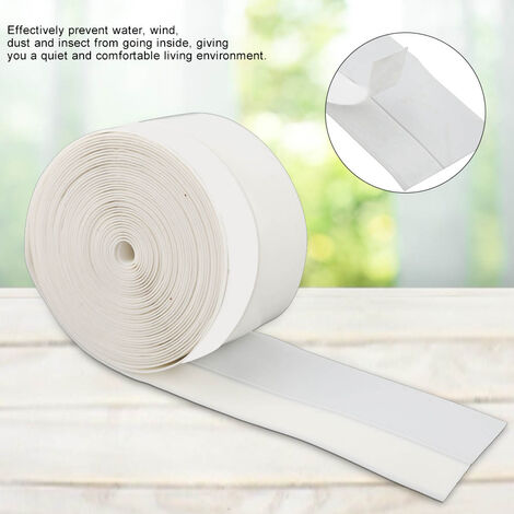 5M 45mm Self adhesive Door Window Wind Insect Dust Prevention Sealing Strip  (White)