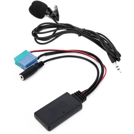  Car Bluetooth Module 12V AUX-in Cable ABS 12V Wireless for  Audio Adapter Bluetooth AUX‑in Adapter Car Bluetooth Module Auxiliary Input  Adapter Auxiliary for Audio Cable Car for Audio Adapter : Electronics