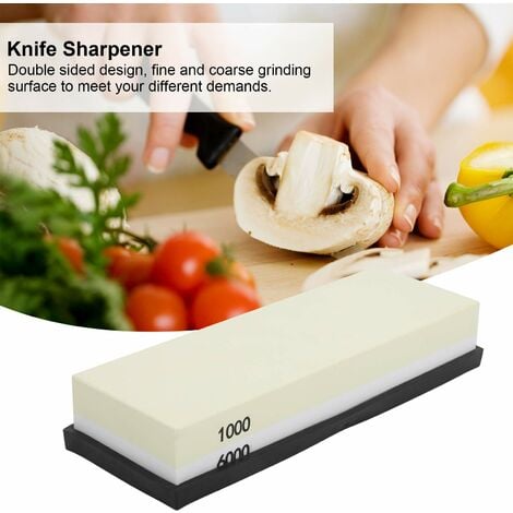 Dekton Knife Sharpener Stone - Double Sided Fine / Coarse Sharpening  Kitchen